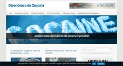 Desktop Screenshot of cocainadipendenza.com